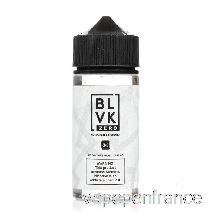 Sans Saveur - Blvk - 100 Ml 0 Mg Stylo Vape